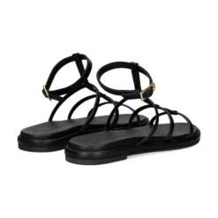 UNISA Sandalias planas de Mujer CLISA_GRA NEGRO