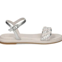 UNISA Sandalias planas de Mujer COSO_LMT SILVER