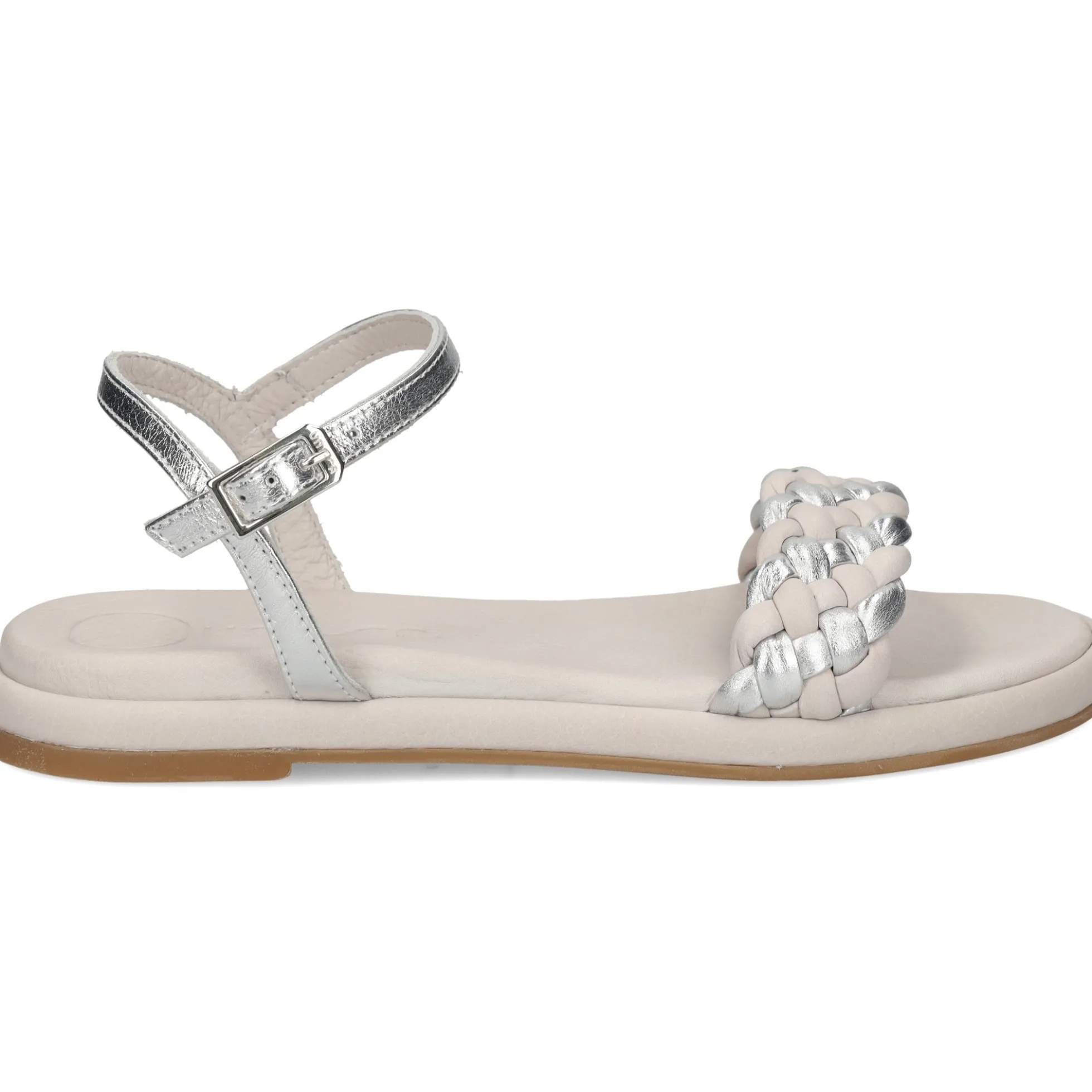 UNISA Sandalias planas de Mujer COSO_LMT SILVER