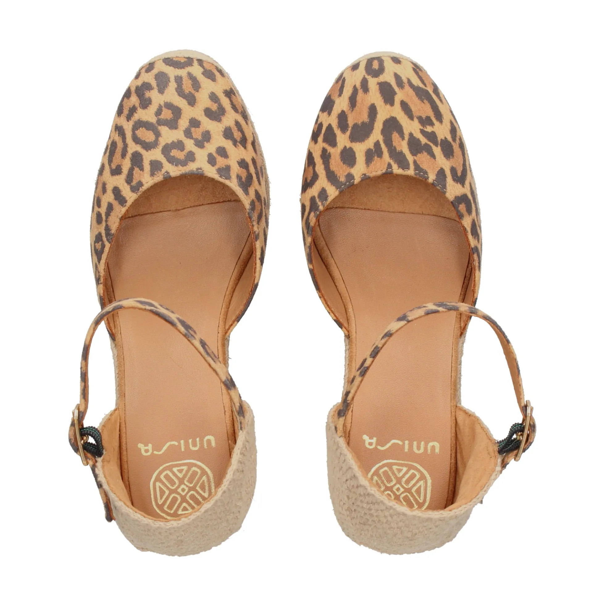 UNISA Zapatos cuña CACERES_25_LKD CINNAMON