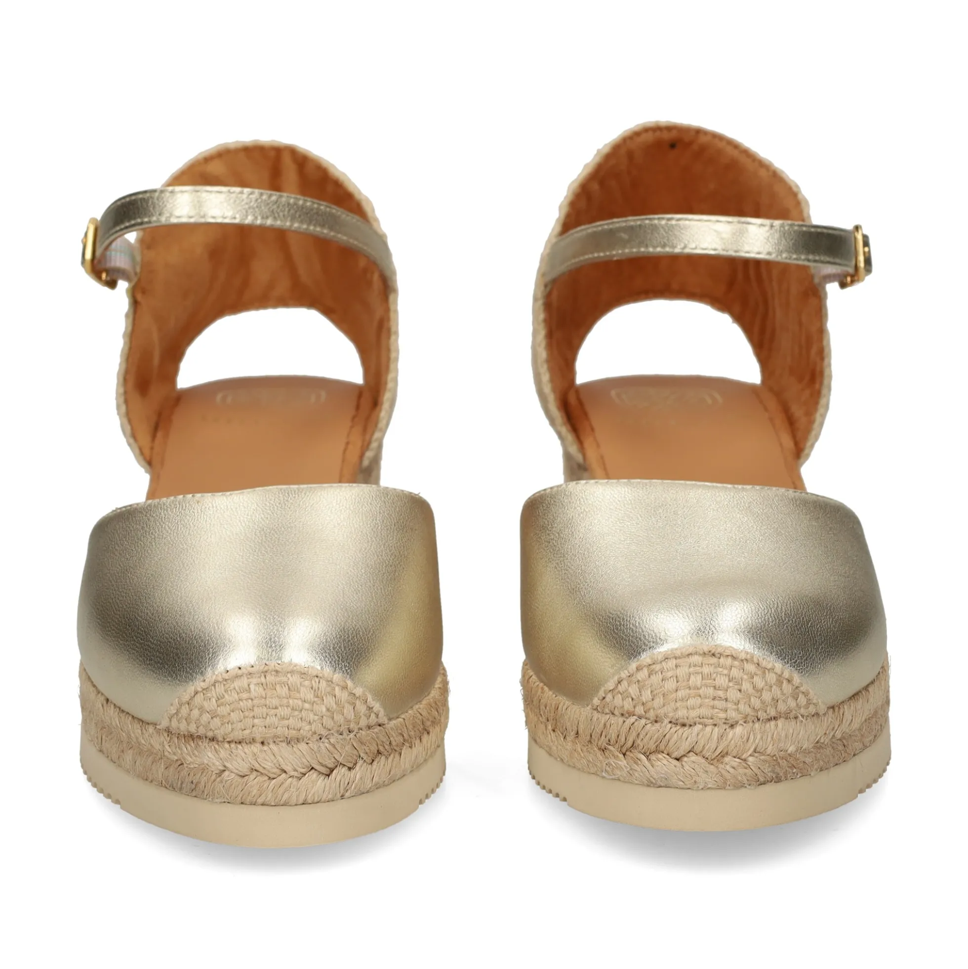 UNISA Zapatos cuña CISCA_25_LMT PLATINO