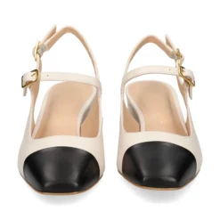 UNISA Zapatos de tacón medio de Mujer LUMIS_NTO MARFIL