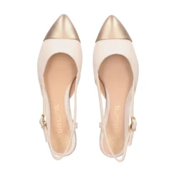 UNISA Zapatos planos de Mujer ASLEY_25_NTO_LMT IVORY/MUMM