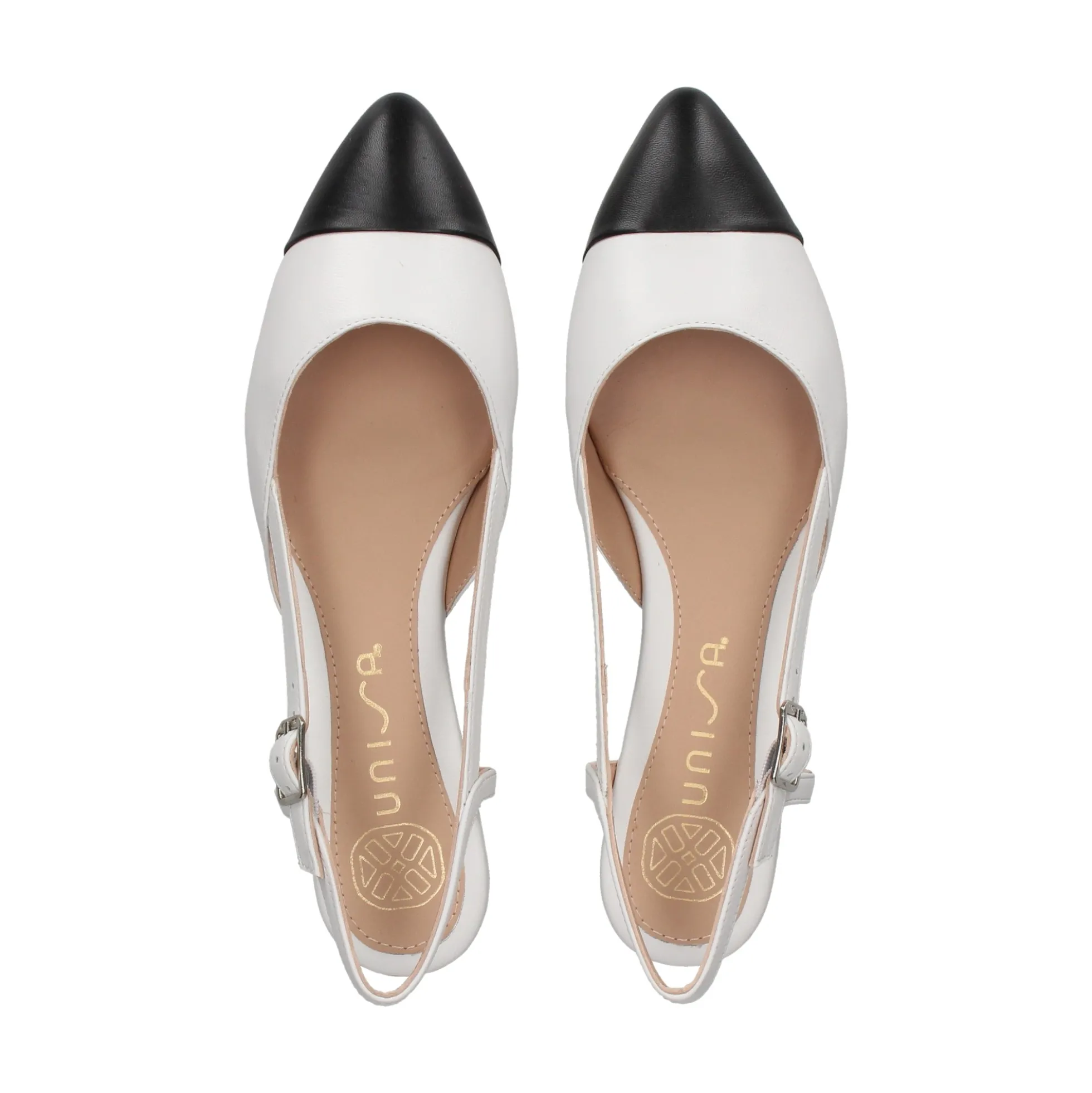 UNISA Zapatos planos de Mujer ASLEY_NS BLANCO