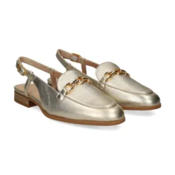 UNISA Zapatos planos de Mujer DEAN_LMT PLATINO