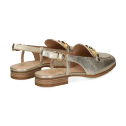 UNISA Zapatos planos de Mujer DEAN_LMT PLATINO