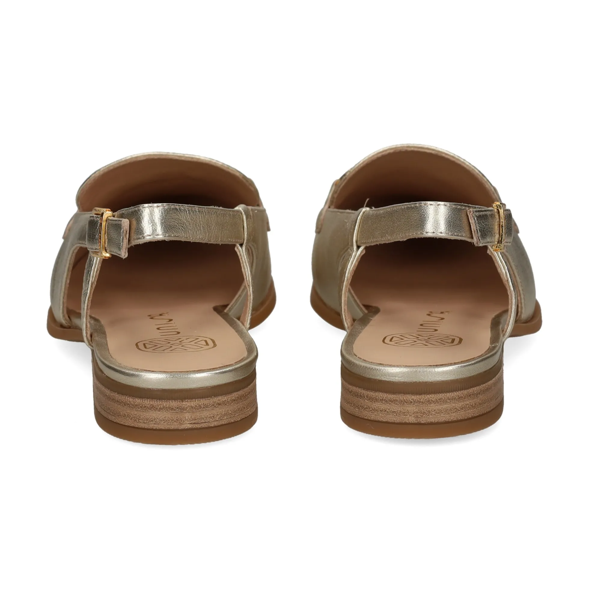 UNISA Zapatos planos de Mujer DEAN_LMT PLATINO