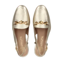 UNISA Zapatos planos de Mujer DEAN_LMT PLATINO