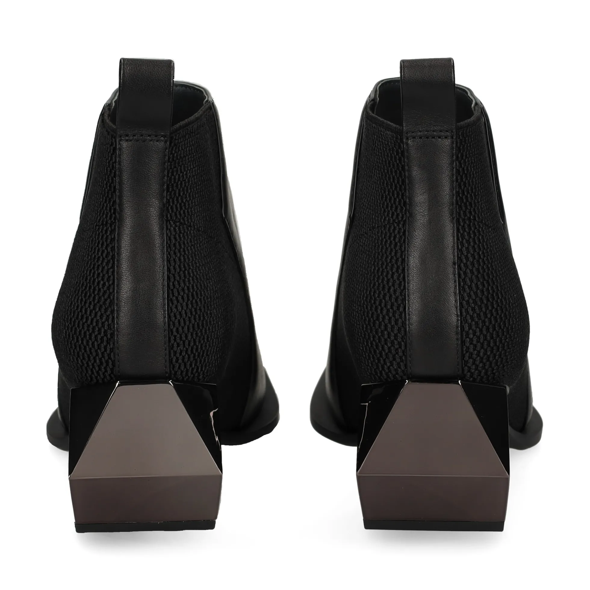 UNITED NUDE Botines con tacón de Mujer RICKY MID NEGRO