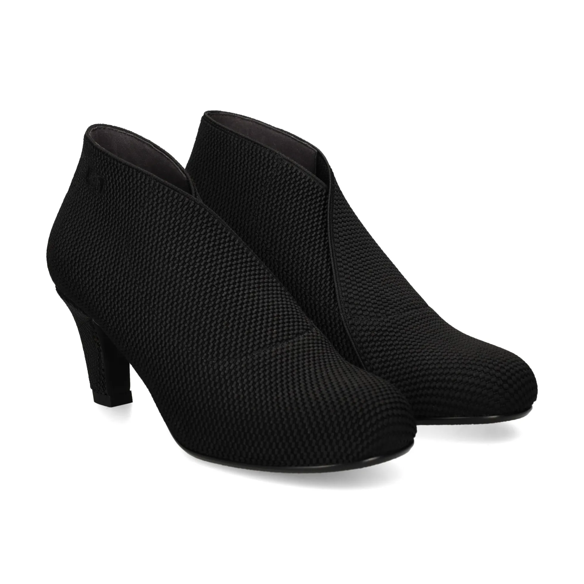 UNITED NUDE Botines con tacón de Mujer FOLD MID BLACK II