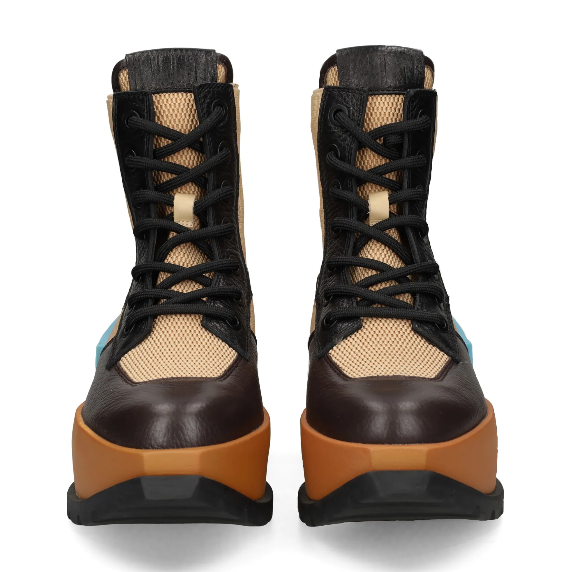 UNITED NUDE Botines con tacón de Mujer ROKO TROOPER COFFEE MIX