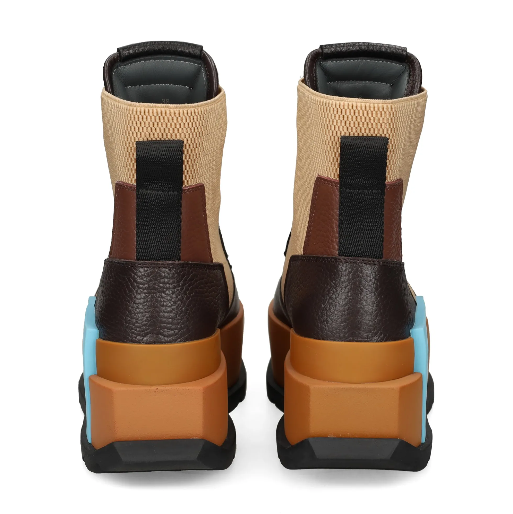 UNITED NUDE Botines con tacón de Mujer ROKO TROOPER COFFEE MIX