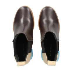 UNITED NUDE Botines con tacón de Mujer GRIP CHELSEA MID IV COFFEE MIX