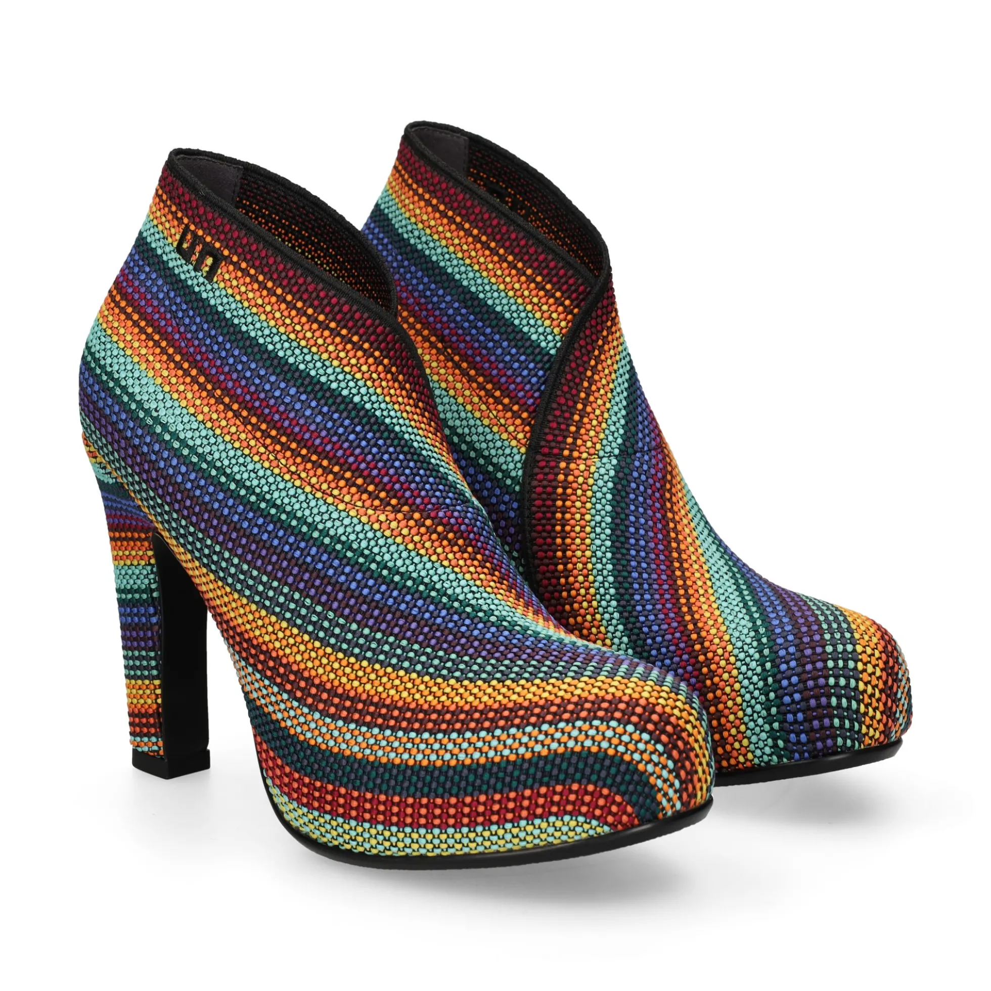 UNITED NUDE Botines con tacón de Mujer FOLD HI II RAINBOW