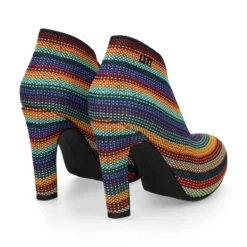 UNITED NUDE Botines con tacón de Mujer FOLD HI II RAINBOW