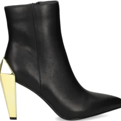 UNITED NUDE Botines con tacón de Mujer GEM BOOTIE HI BLACK+GOLD
