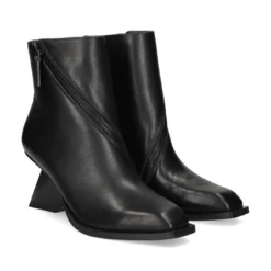 UNITED NUDE Botines con tacón de Mujer ROCKIT ZIP BOOTIE NEGRO