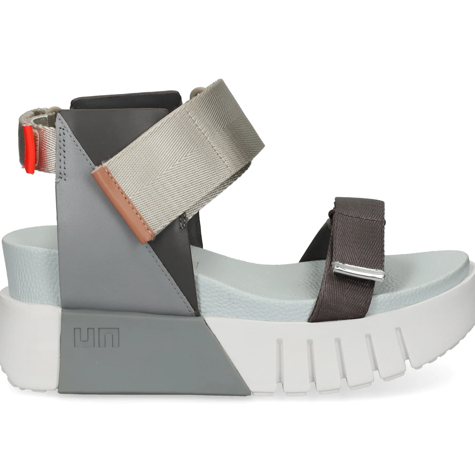 UNITED NUDE Sandalias con plataforma de Mujer DELTA RUN NEUTRALS
