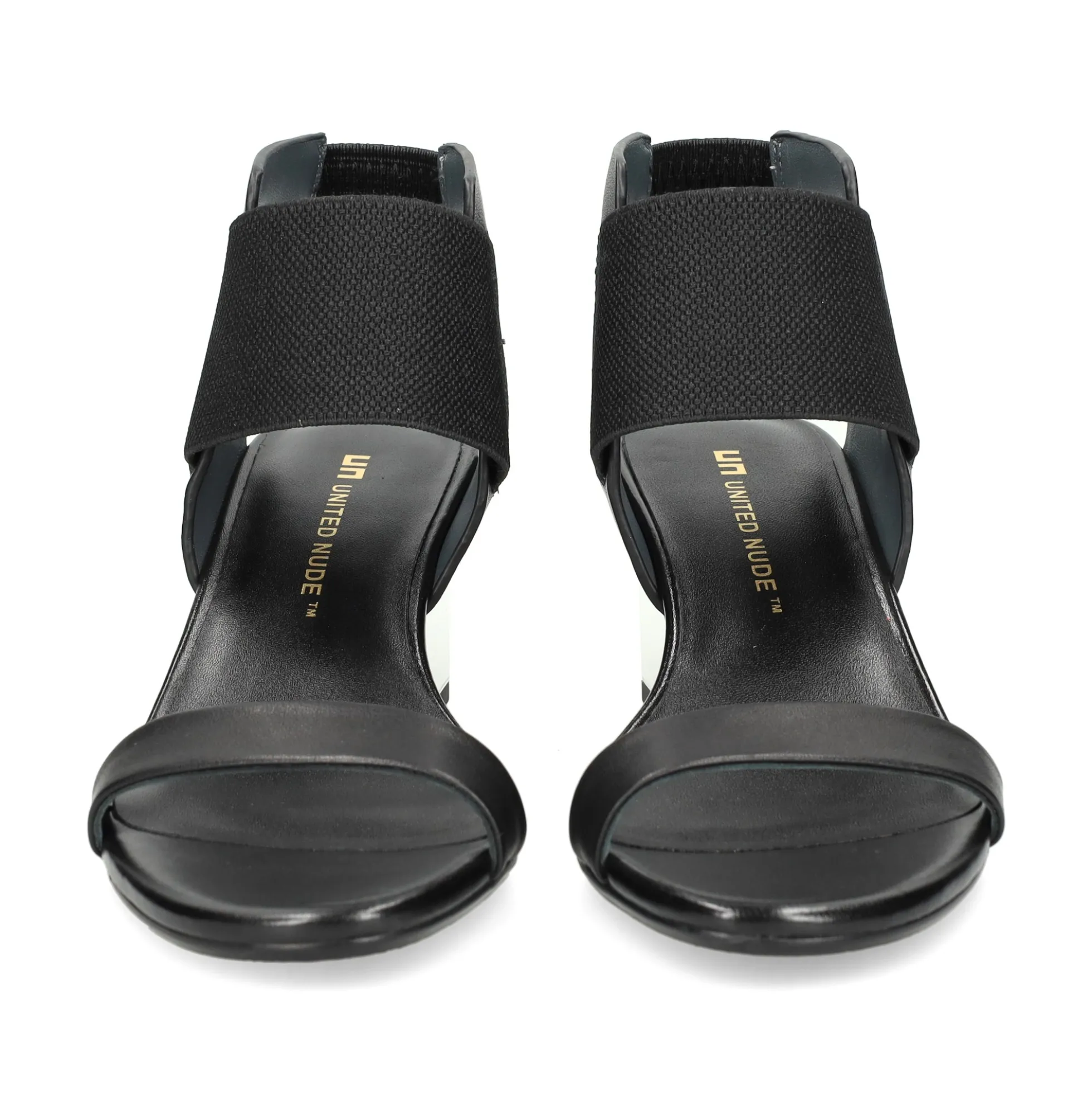 UNITED NUDE Sandalias con tacón de Mujer RAILA MID NEGRO