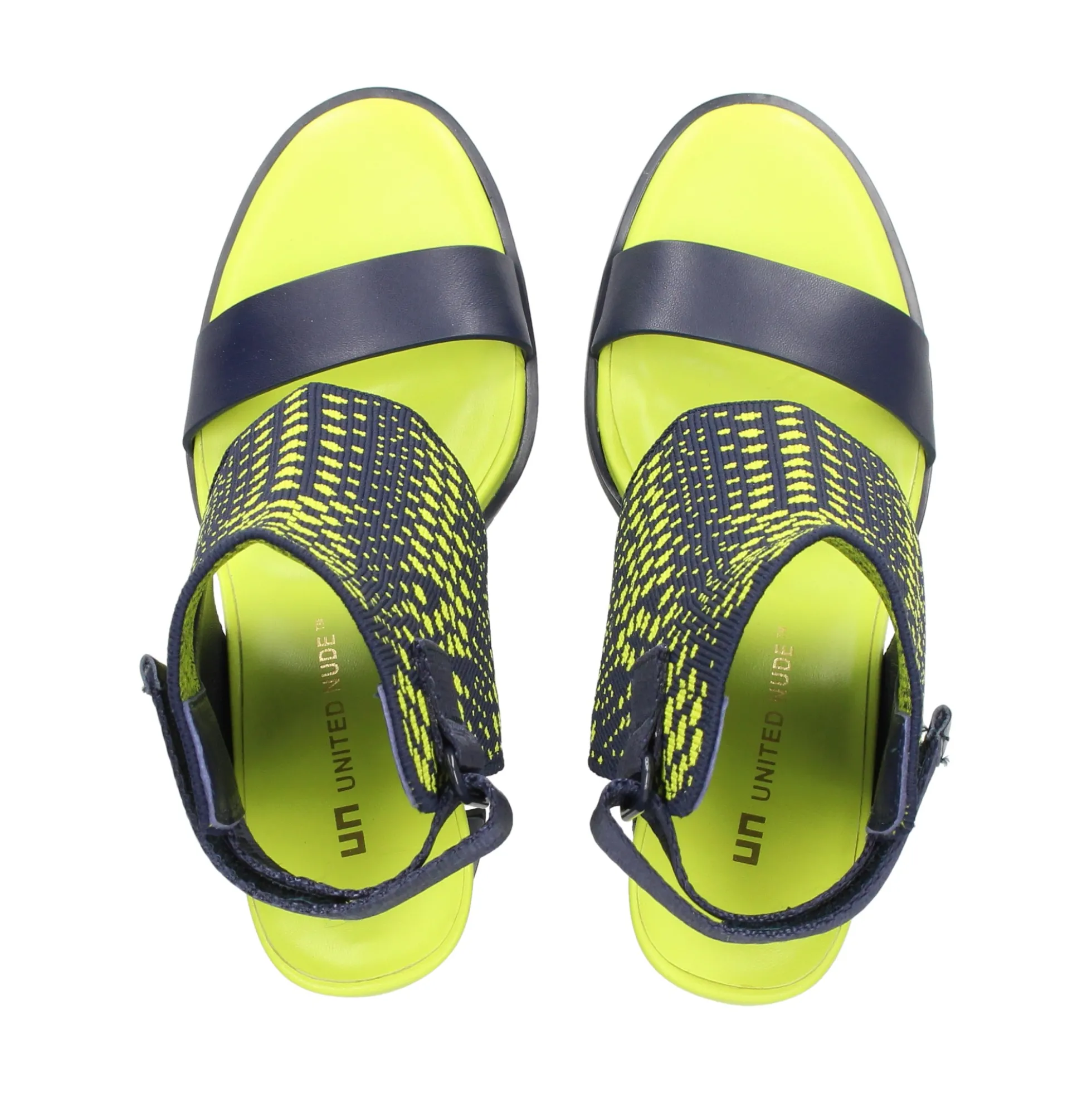 UNITED NUDE Sandalias con tacón de Mujer ZINK FAB HI LIME