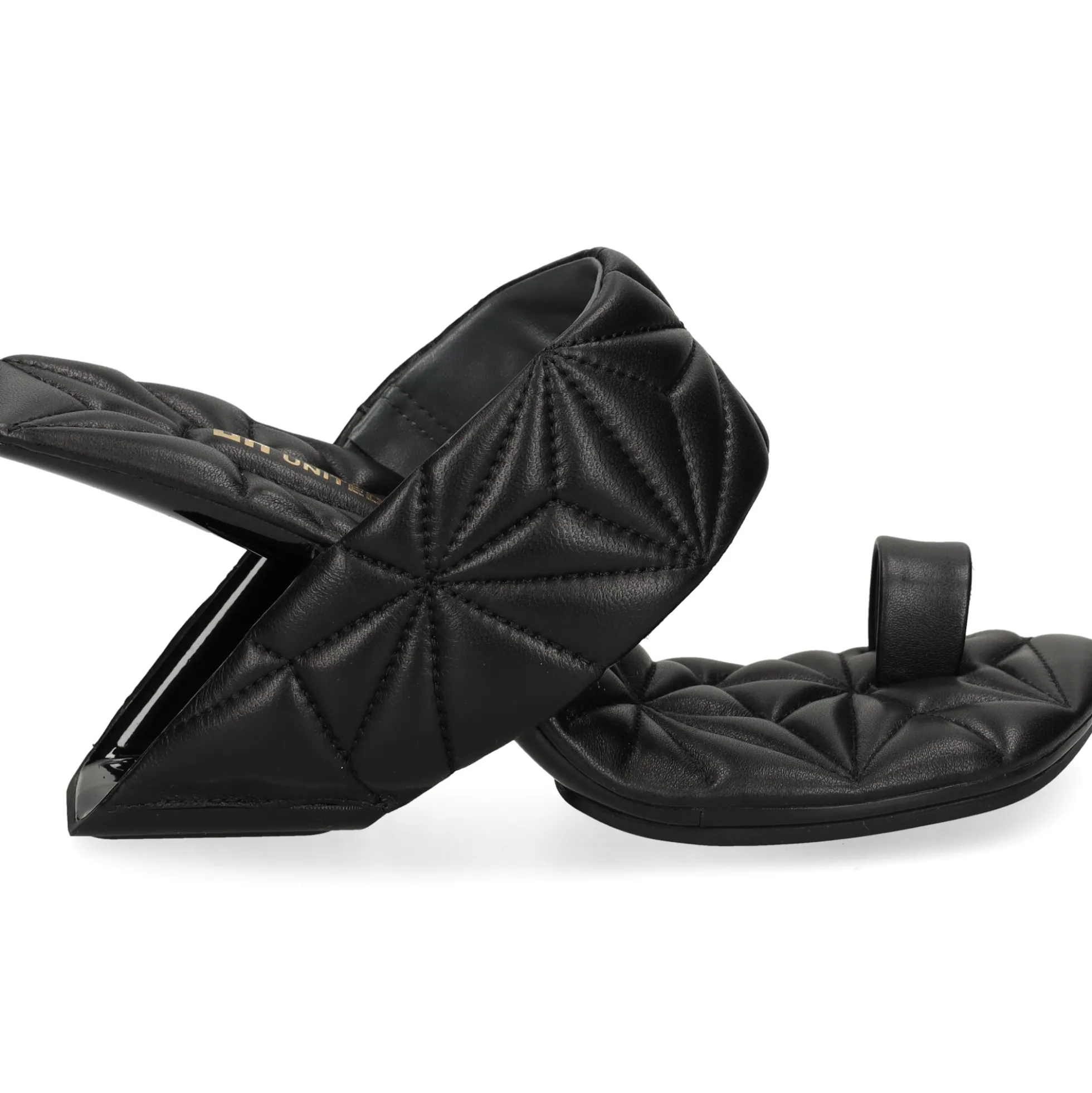 UNITED NUDE Sandalias cuña de Mujer LOOP TOE HI BLACK PUFFY