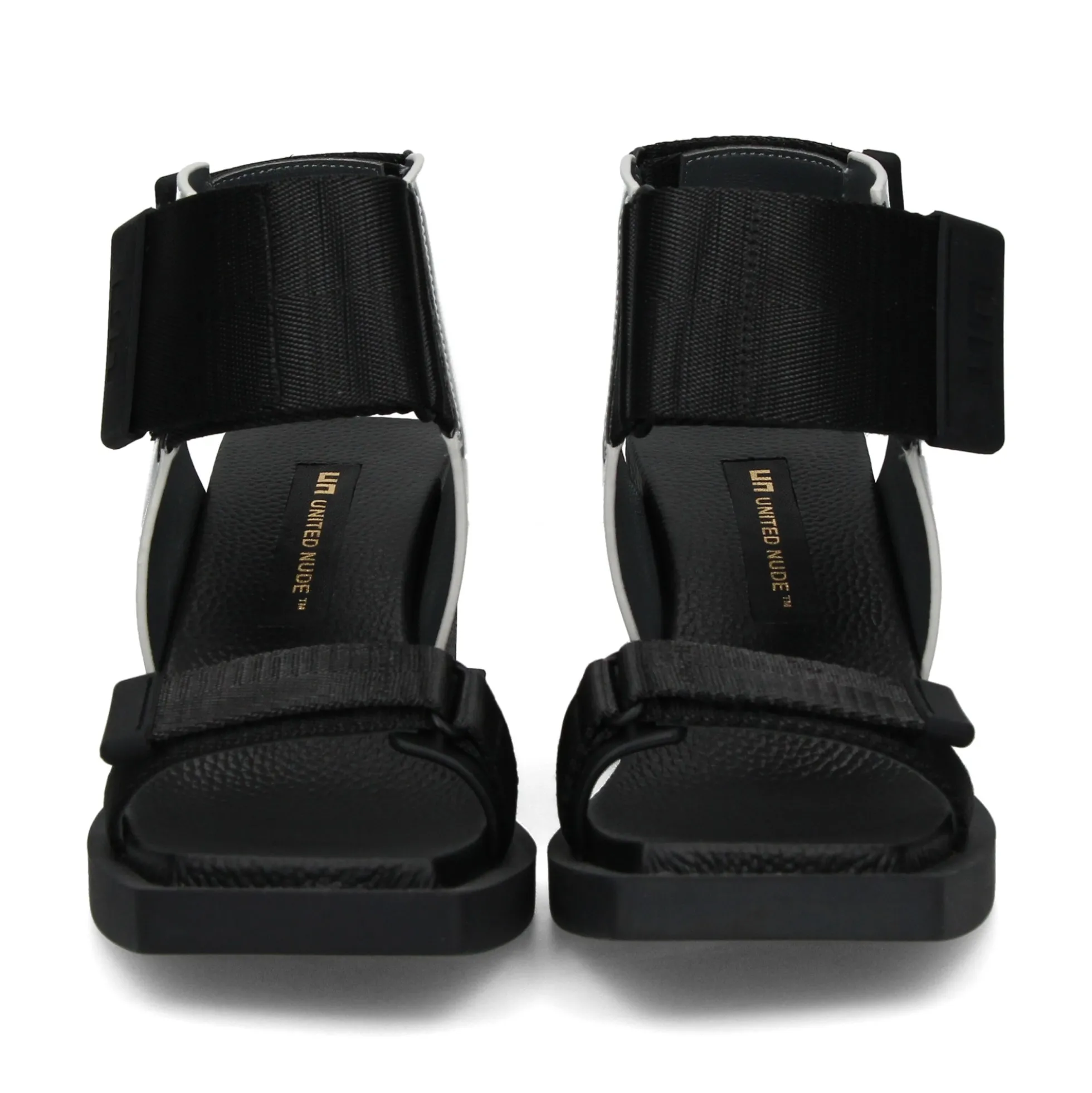 UNITED NUDE Sandalias cuña de Mujer KO MID MIRROR SILVER