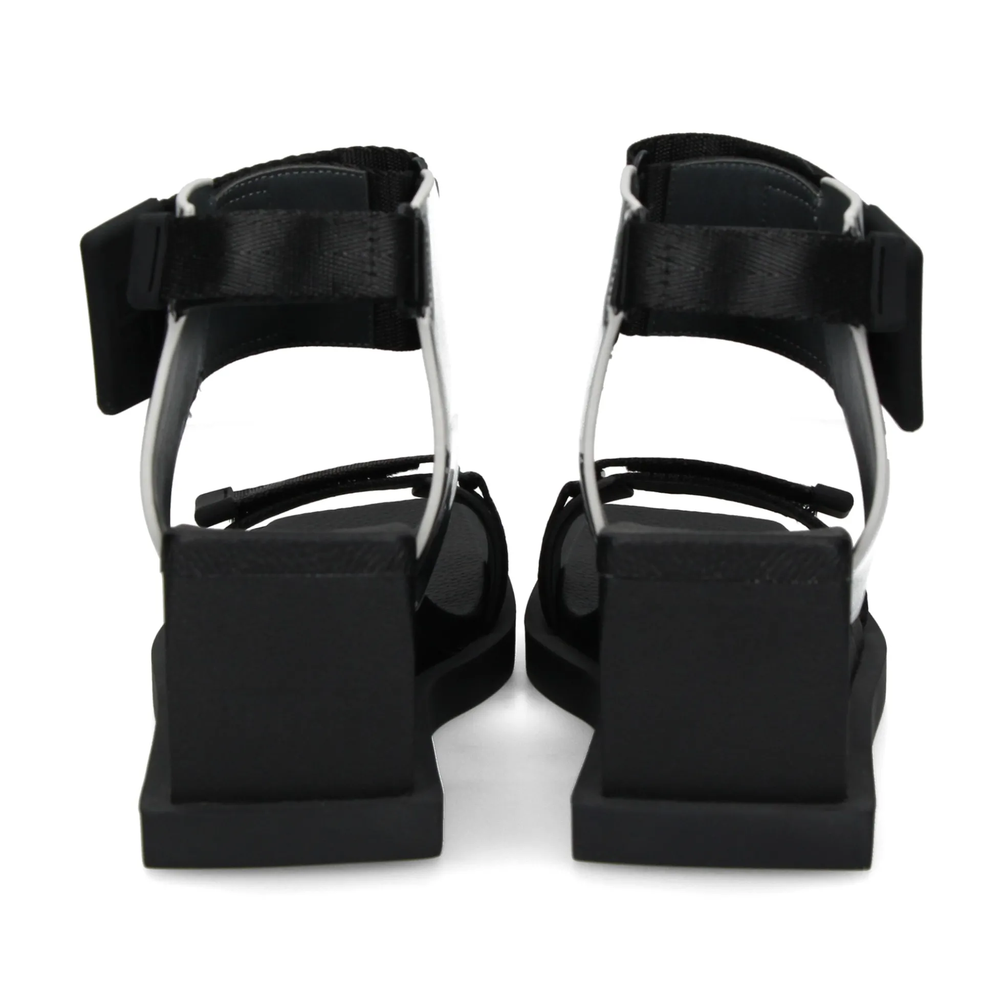 UNITED NUDE Sandalias cuña de Mujer KO MID MIRROR SILVER