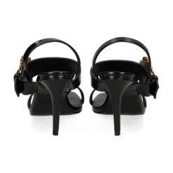 VERSACE JEANS Sandalias con tacón de Mujer 79VA3S71 899 BLACK