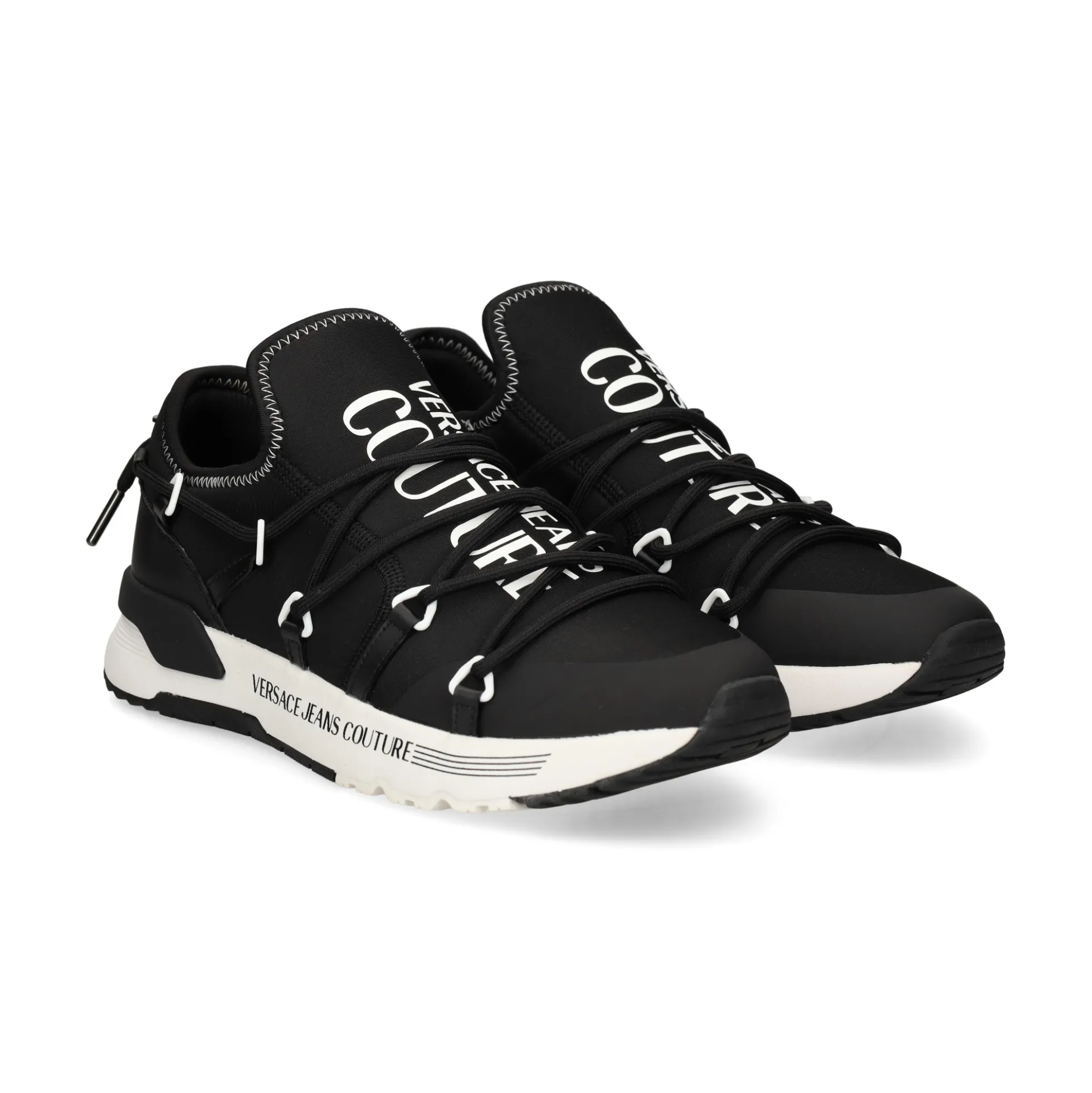 VERSACE JEANS Zapatillas de Hombre 79YA3SA6 L01 BLACK/WHIT