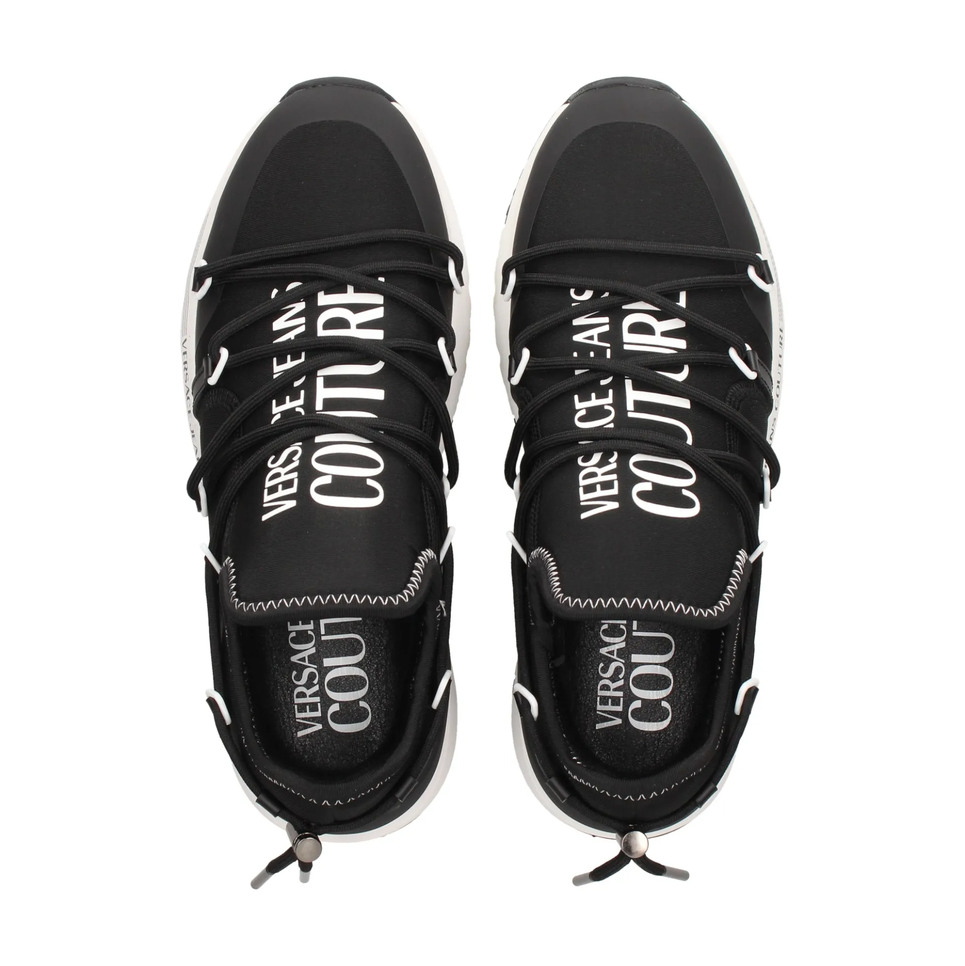 VERSACE JEANS Zapatillas de Hombre 79YA3SA6 L01 BLACK/WHIT