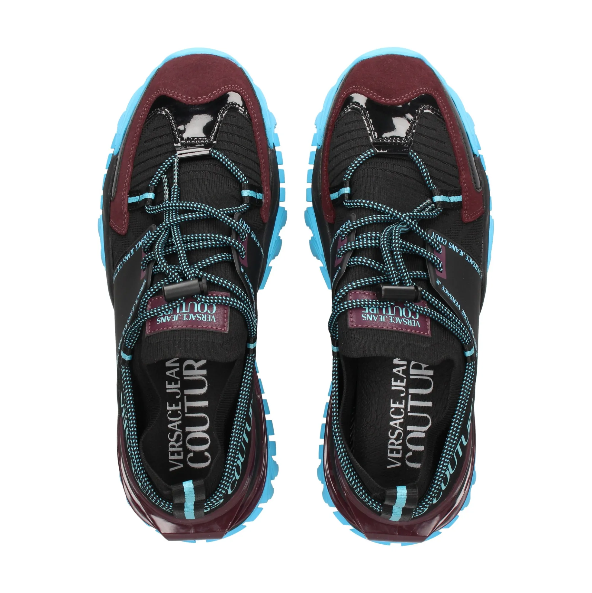 VERSACE JEANS Zapatillas de Hombre 79YA3SI3 M09 BLACK/MUTLI