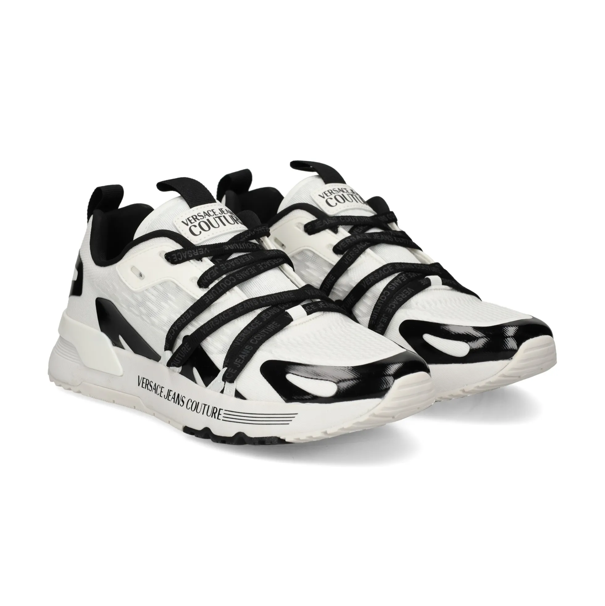 VERSACE JEANS Zapatillas de Hombre 79YA3SA8 L02 WHITE/BLAC