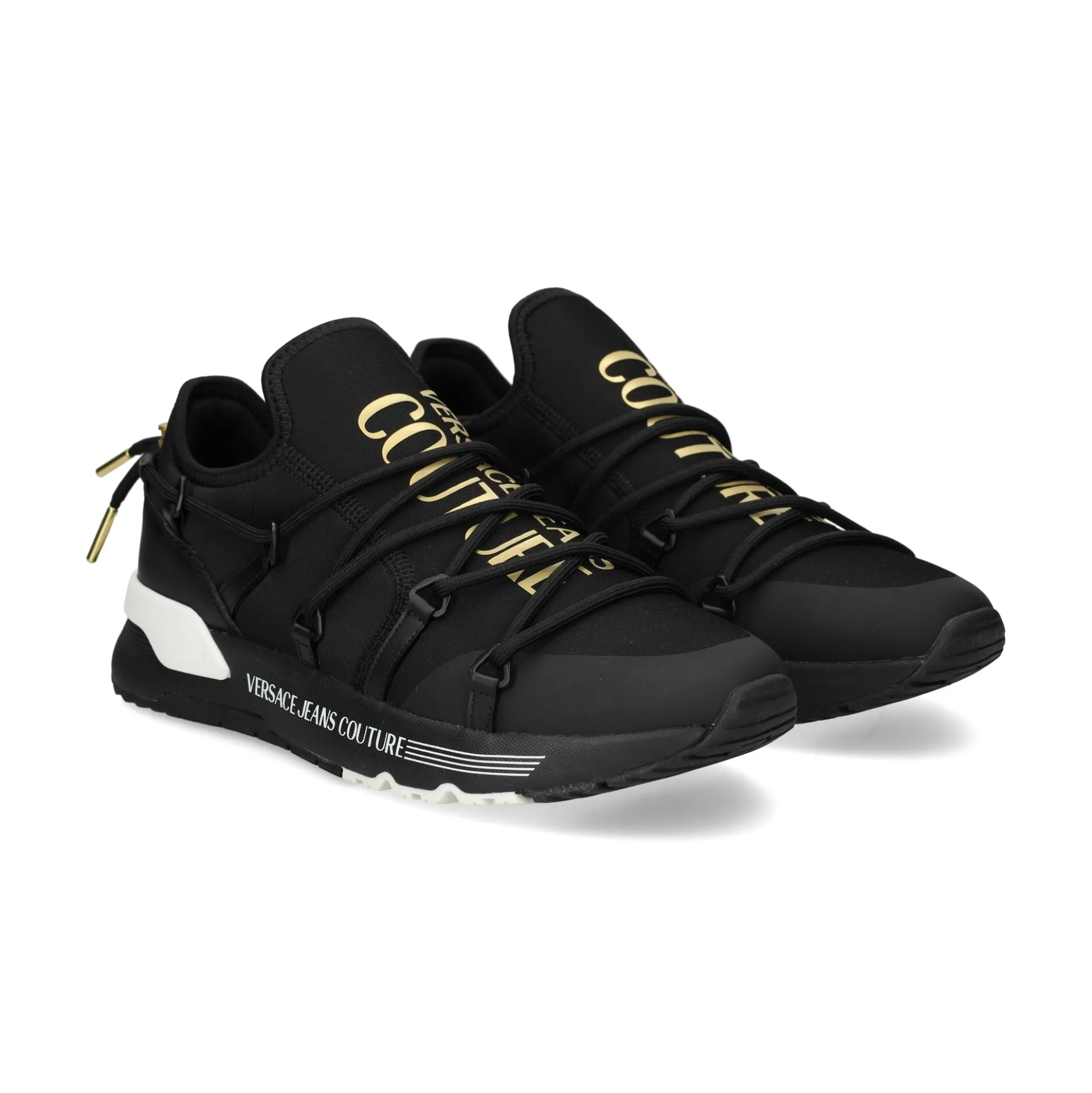 VERSACE JEANS Zapatillas de Hombre 79YA3SA6 G89 BLACK/GOLD