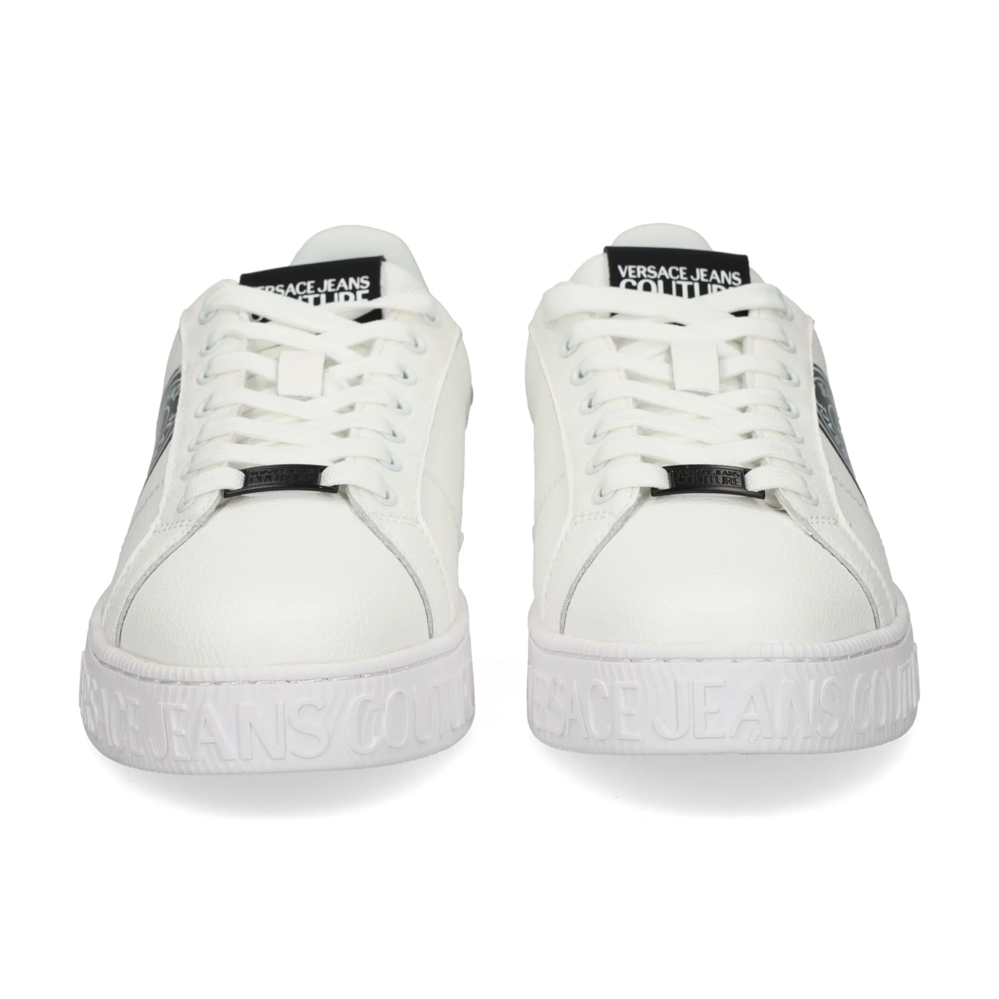 VERSACE JEANS Zapatillas de Hombre 77YA3SK1 L02 WHITE/BLACK