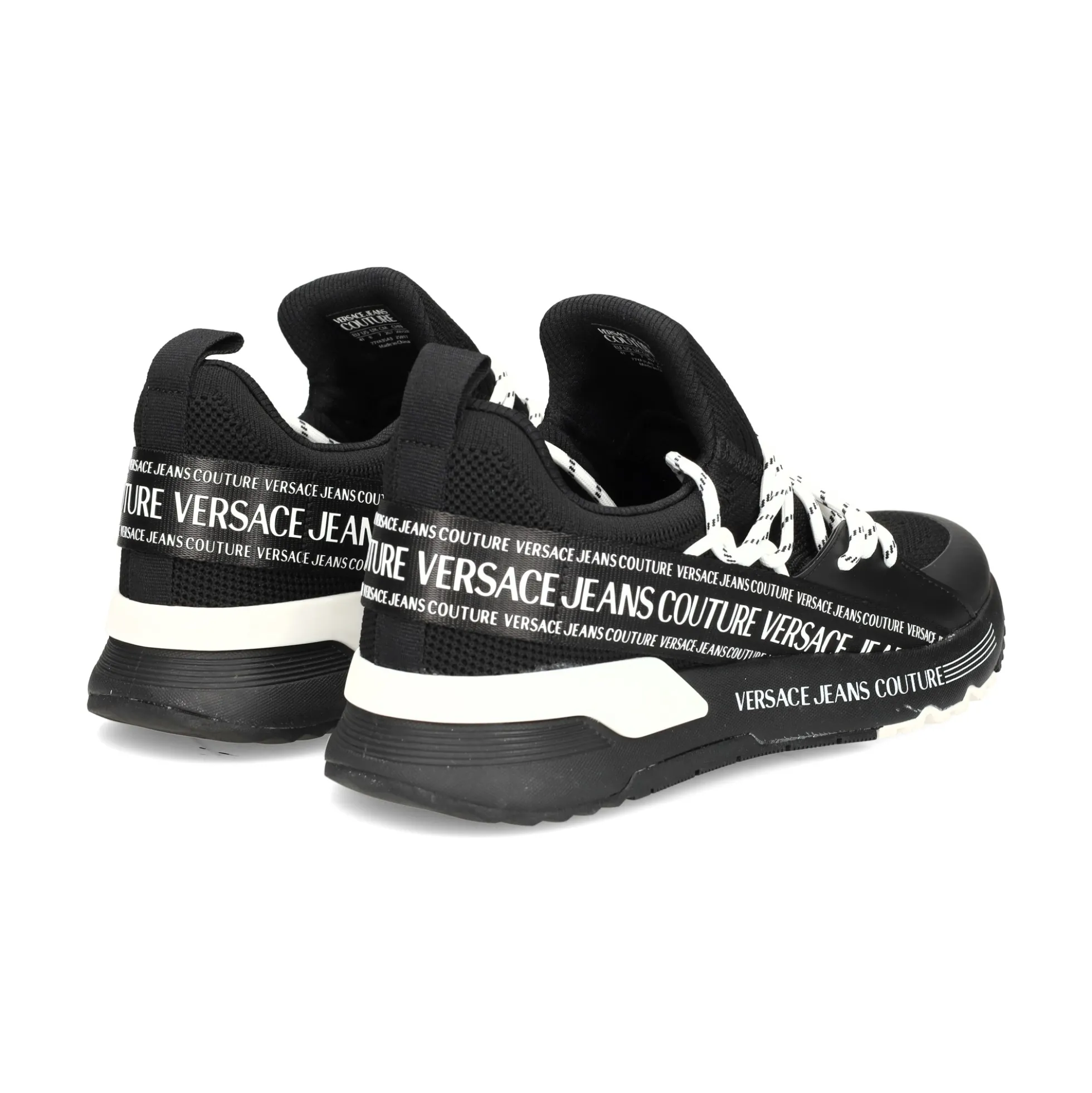 VERSACE JEANS Zapatillas de Hombre 77YA3SA3 899 BLACK