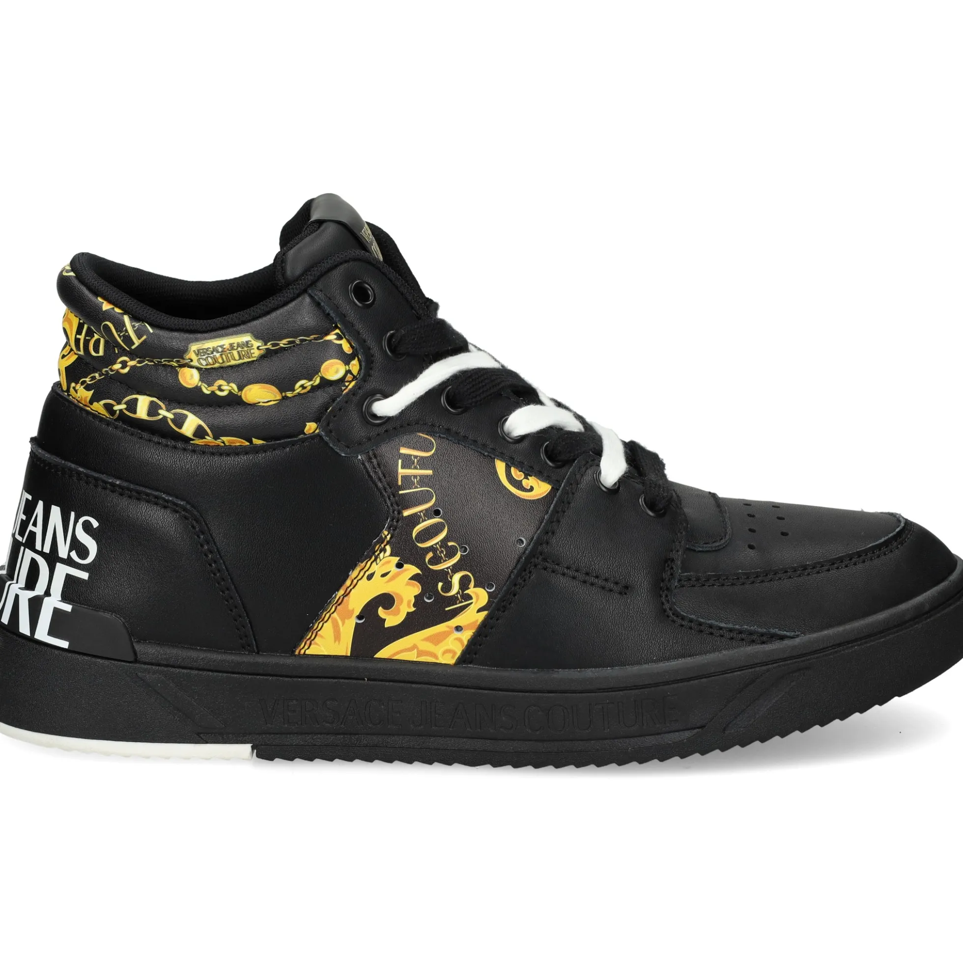 VERSACE JEANS Zapatillas de Hombre 77YA3SJ7 G89 BLACK/GOLD