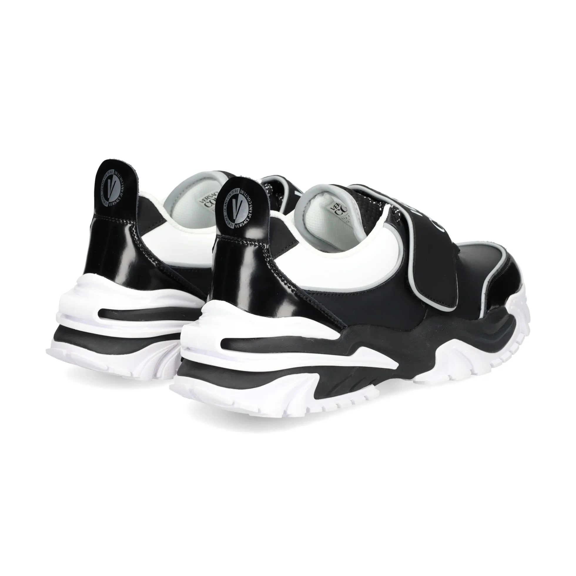 VERSACE JEANS Zapatillas de Hombre 75YA3SIA L01 BLACK/WHITE
