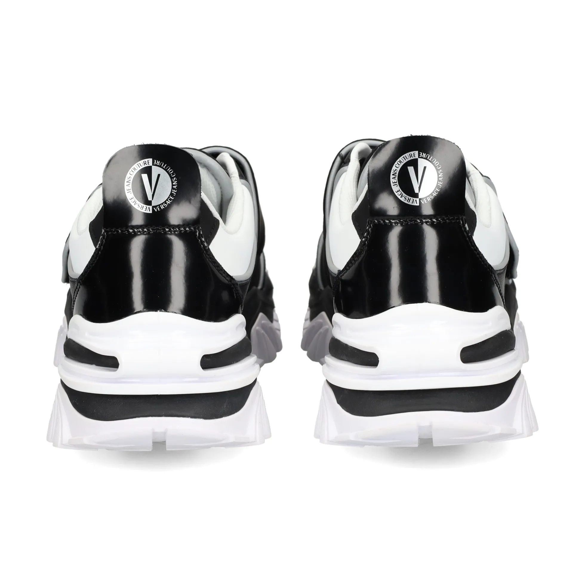 VERSACE JEANS Zapatillas de Hombre 75YA3SIA L01 BLACK/WHITE