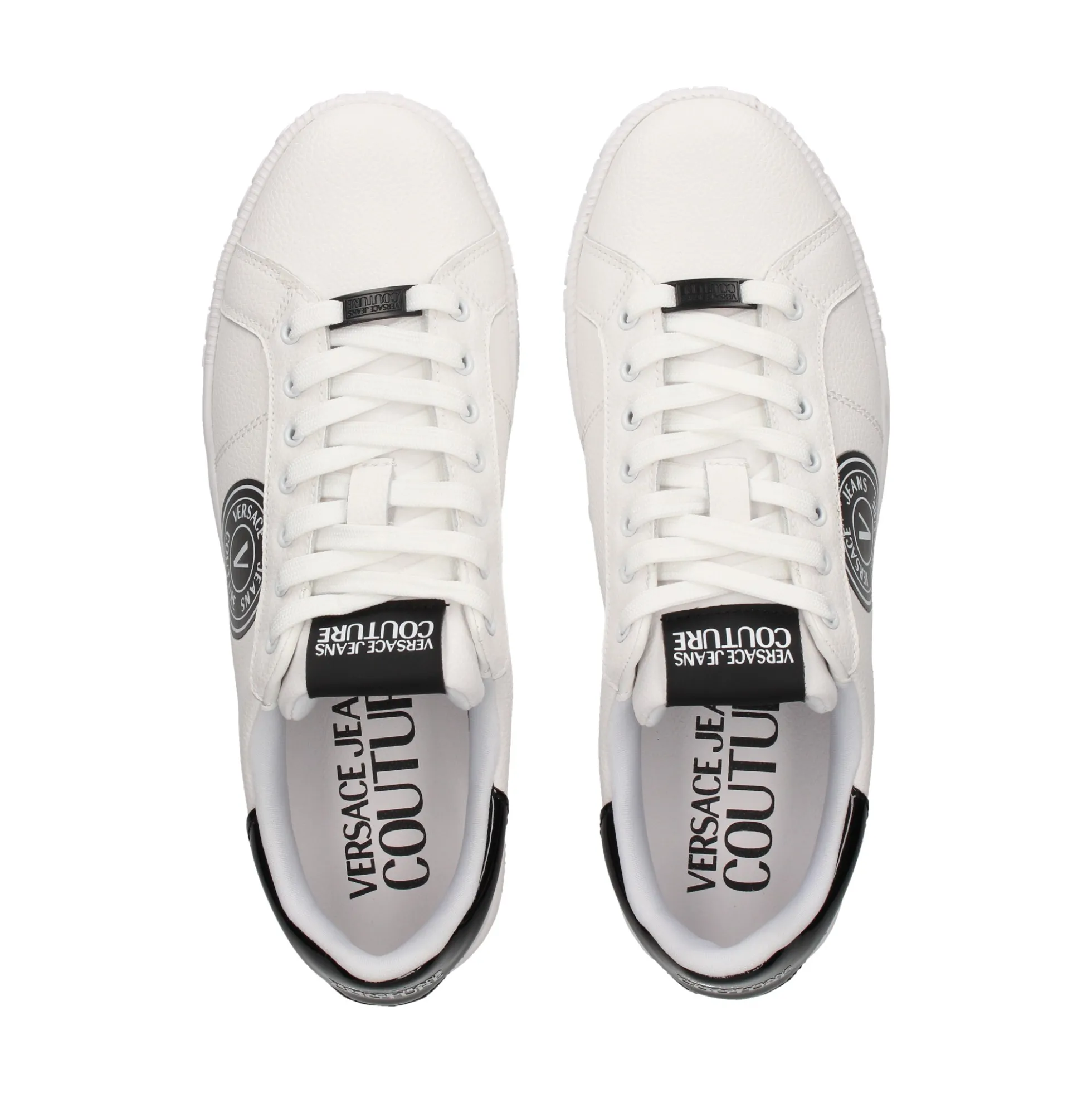 VERSACE JEANS Zapatillas de Hombre 75YA3SK1 L02 WHITE/BLACK