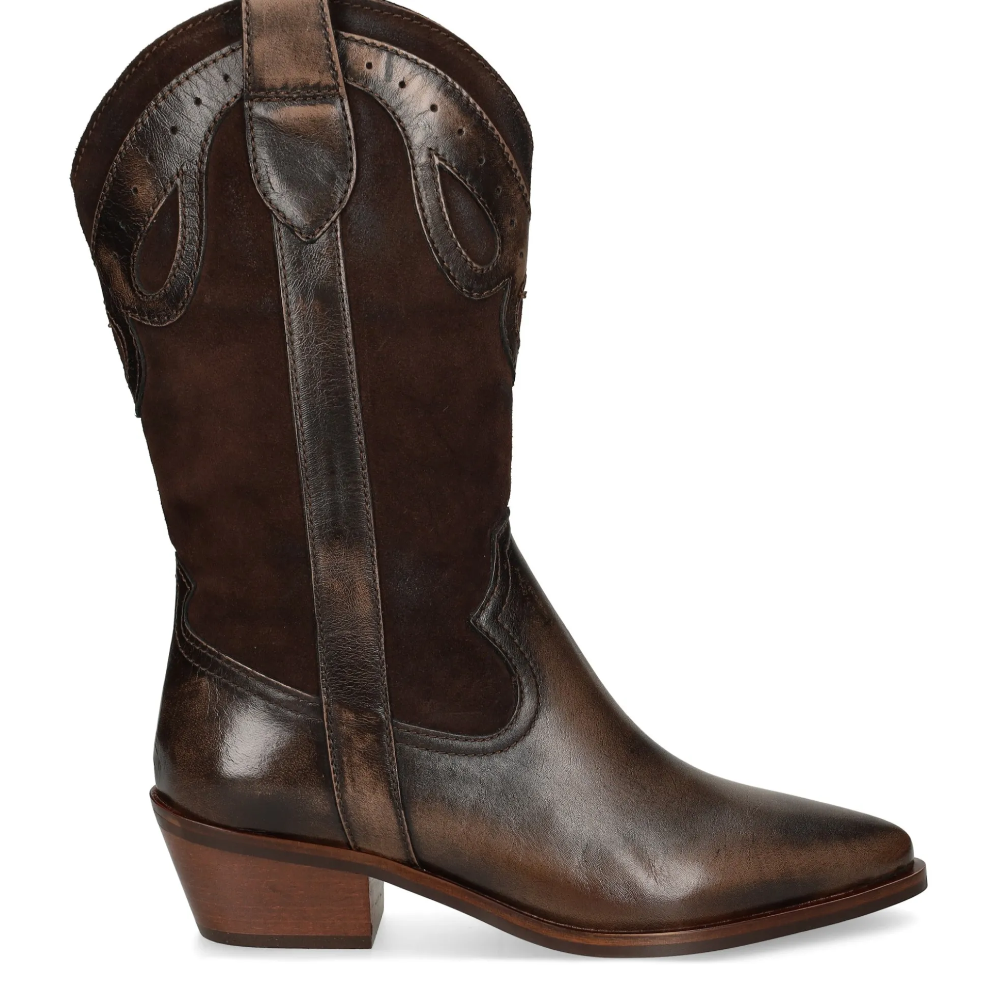 VEXED SHOES COMPANY Botas con tacón de Mujer ELSA 7402 MARRON/CHOCO