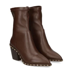 VIBES Botas con tacón de Mujer VB2306 MARRON