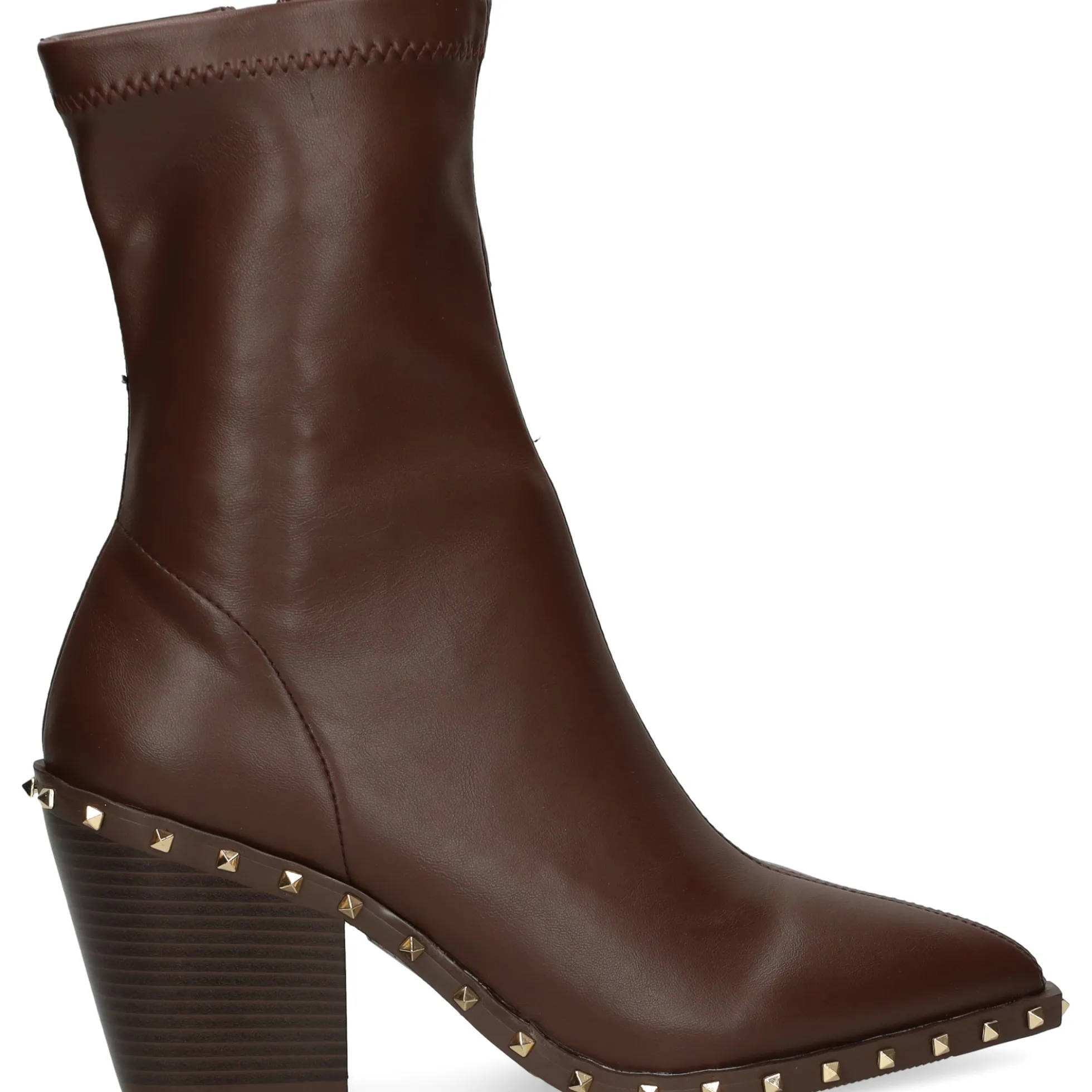 VIBES Botas con tacón de Mujer VB2306 MARRON