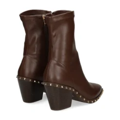 VIBES Botas con tacón de Mujer VB2306 MARRON