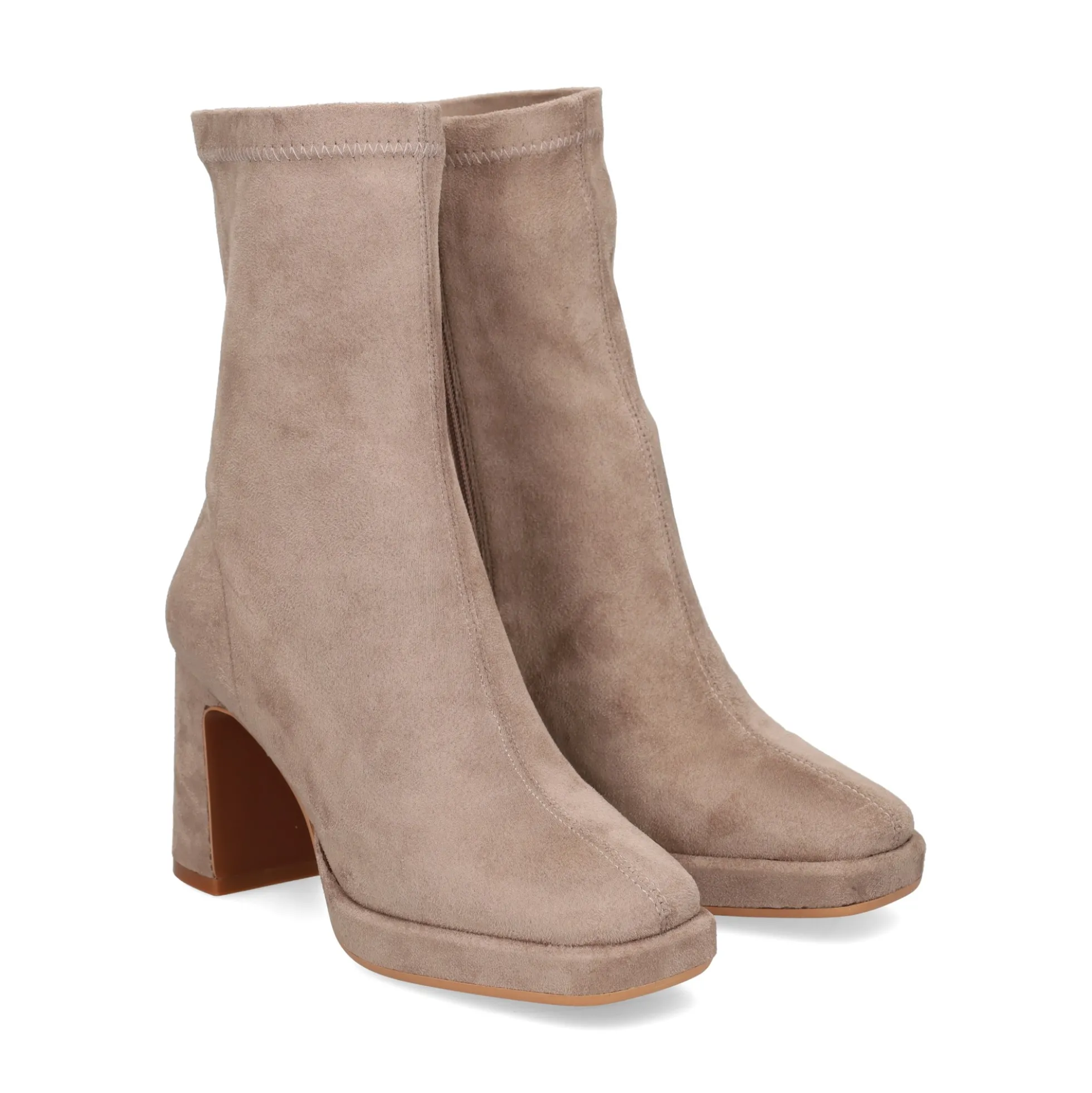 VIBES Botines con tacón de Mujer VB2310 SAND