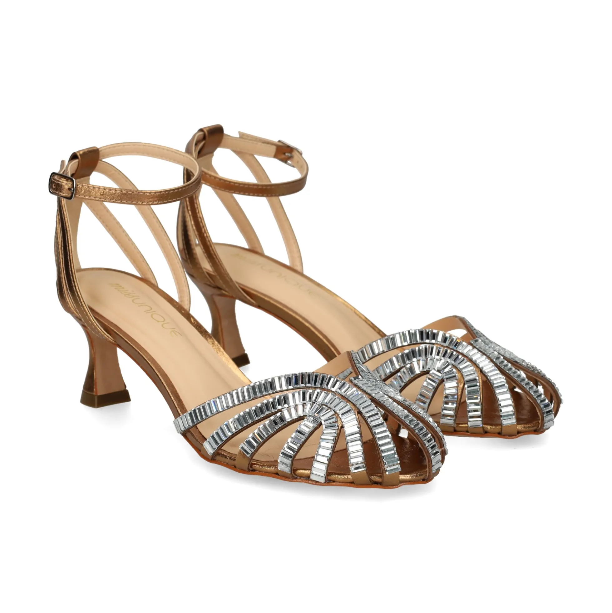 VICENZA Sandalias con tacón de Mujer 2030-D BRONCE