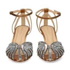 VICENZA Sandalias con tacón de Mujer 2030-D BRONCE