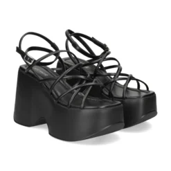 VIC MATIE Sandalias con plataforma de Mujer 1E1164D 101 NEGRO