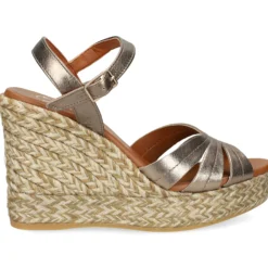 VIGUERA Sandalias cuña de Mujer 2046 FUMO
