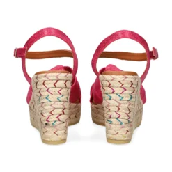 VIGUERA Sandalias cuña de Mujer 2144 604 FUXIA