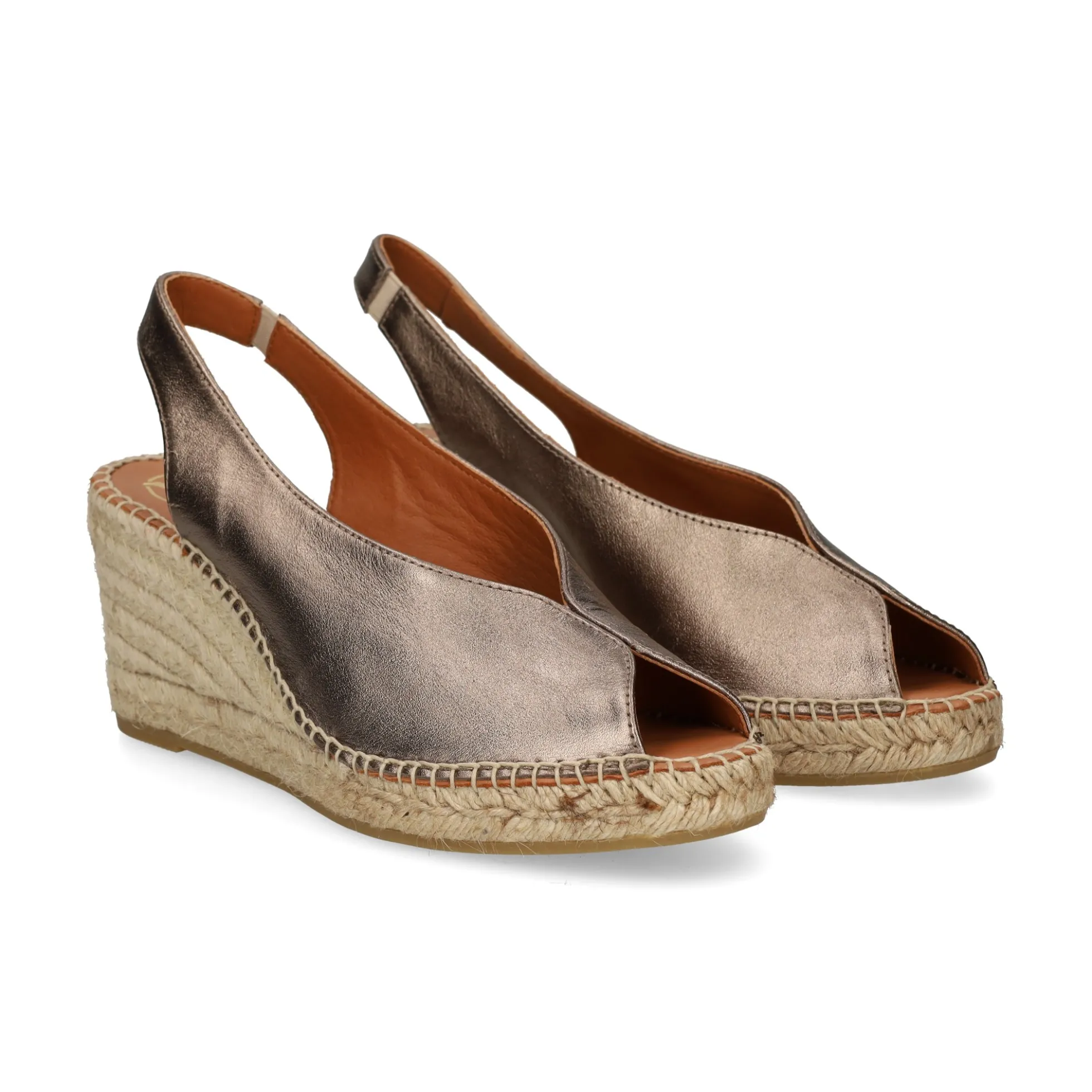 VIGUERA Zapatos cuña 2127 FUMO